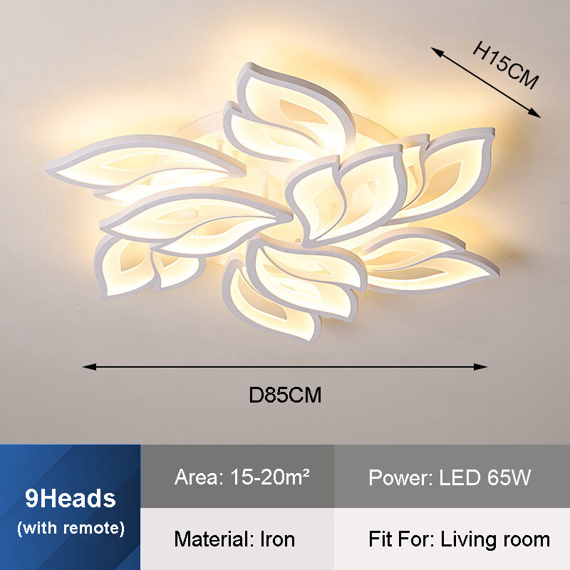 1 Year Warranty Remote Dimming TOMAX 75CM LED Flower Ceiling Lamp