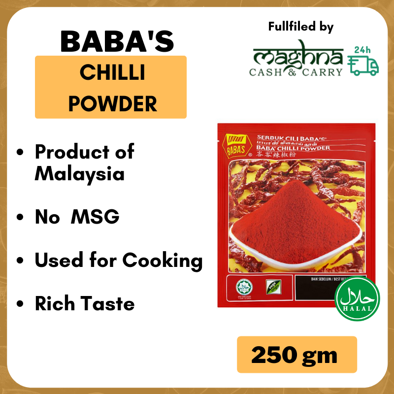 Baba S Chilli Powder Serbuk Cili 1 Pack 250 Gm Lazada