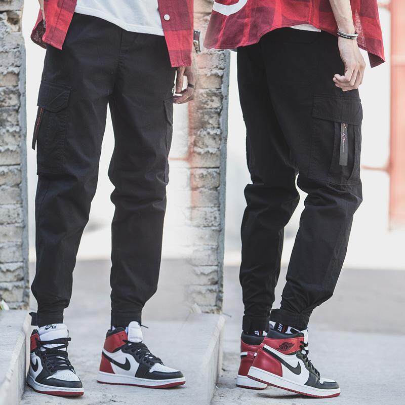 มาใหม่ล่าสุดแฟชั่นผู้ชาย Cargo กางเกงเกาหลี TREND Men ขนาดพิเศษกางเกงลำลองฝ้ายกางเกงกีฬาหลวม S-5XL มาใหม่ล่าสุดแฟชั่นผู้ชาย Cargo กางเกงเกาหลี TREND Men ขนาดพิเศษกางเกงลำลองฝ้ายกางเกงกีฬาหลวม S-5XL