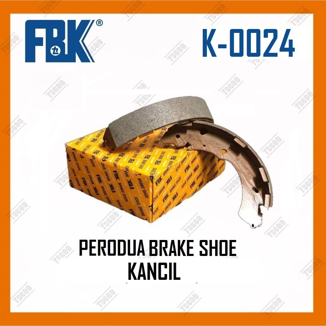 FBK Perodua Kancil Rear Brake Shoe K 0024 Lazada