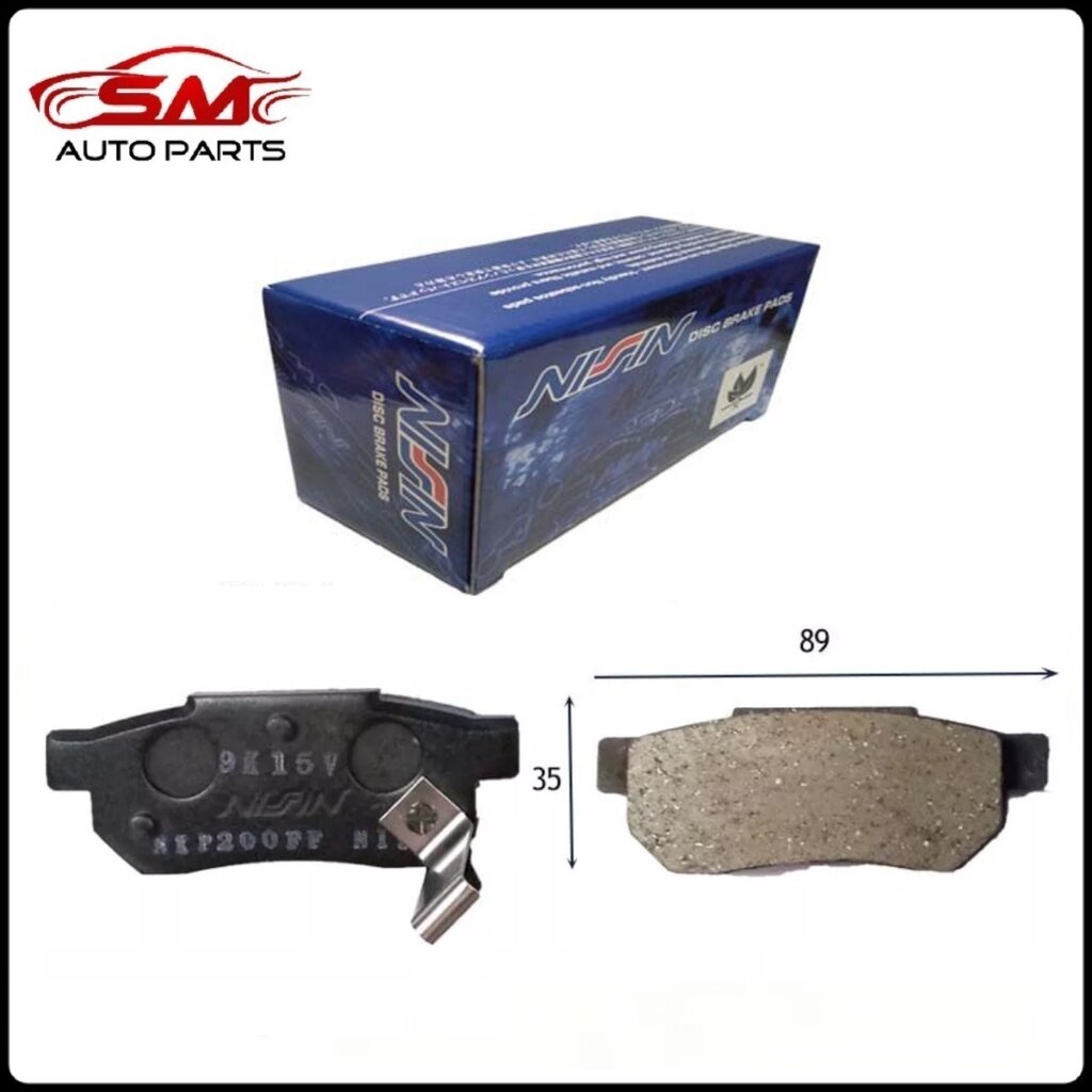 Japan Nissin Rear Disc Brake Pad Honda City Sx Sel Tmo Jazz Saa