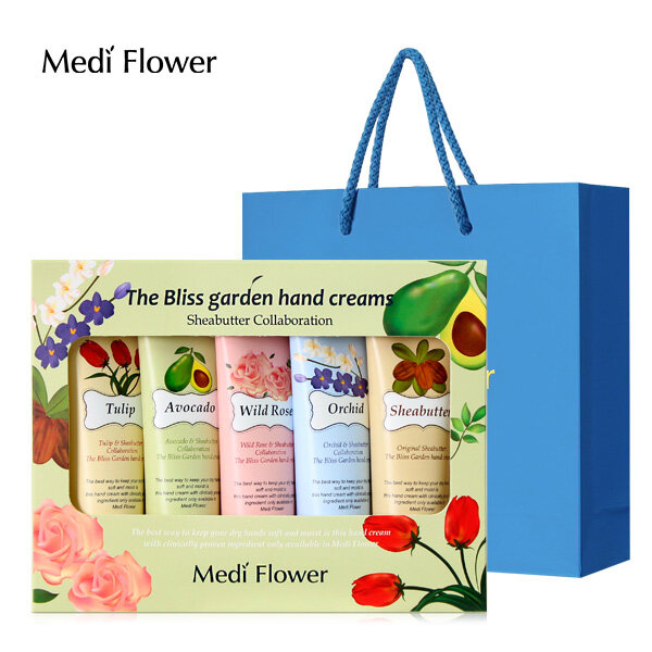 MEDIFLOWER The Bliss Garden Hand Cream Set 50gx5 Moisturizing