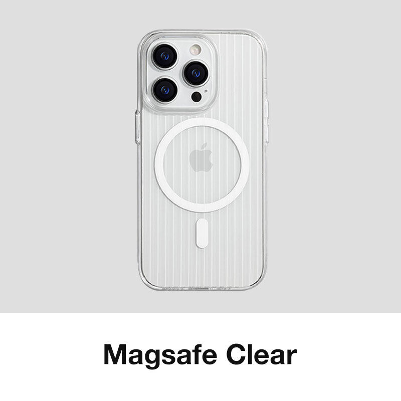 Sanptoch For Magsafe Glacier Clear Phone Case For IPhone 15 14 13 Pro