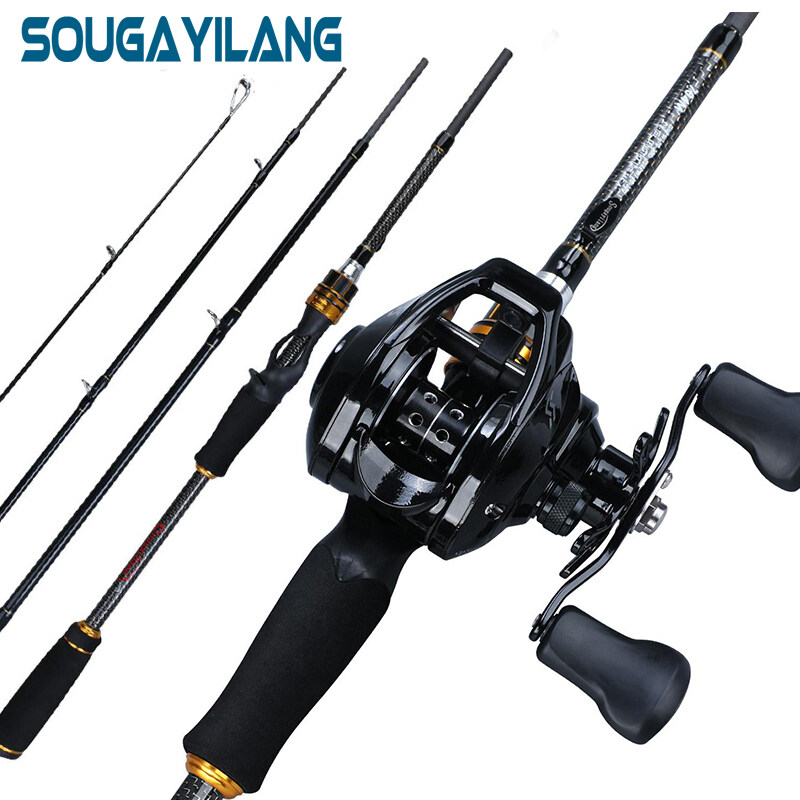 Sougayilang Fishing Rod And Reel Combo Set 1 8m 2 1m 2 4m Casting