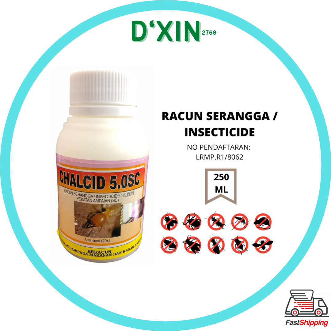 Ready Stock CHALCID 5 0SC Racun Serangga Insecticide Pekatan