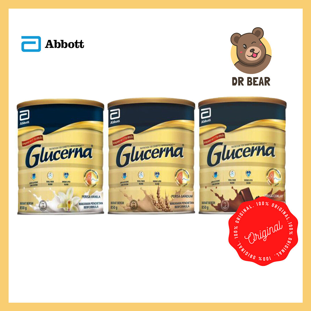 Glucerna Triple Care 850g Chocolate Vanilla Wheat Lazada