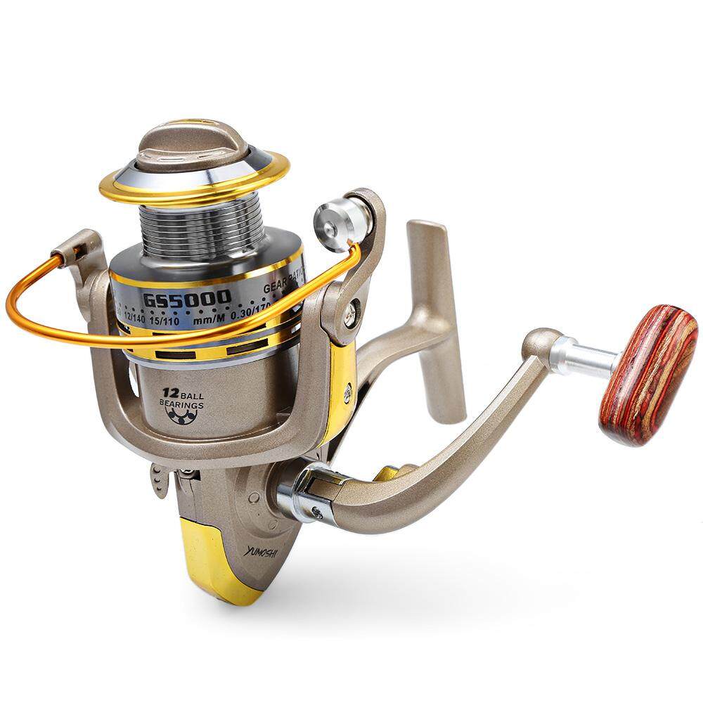 GS - 7000 Fishing Reel 12 Ball Bearings 5.2 : 1 - intl