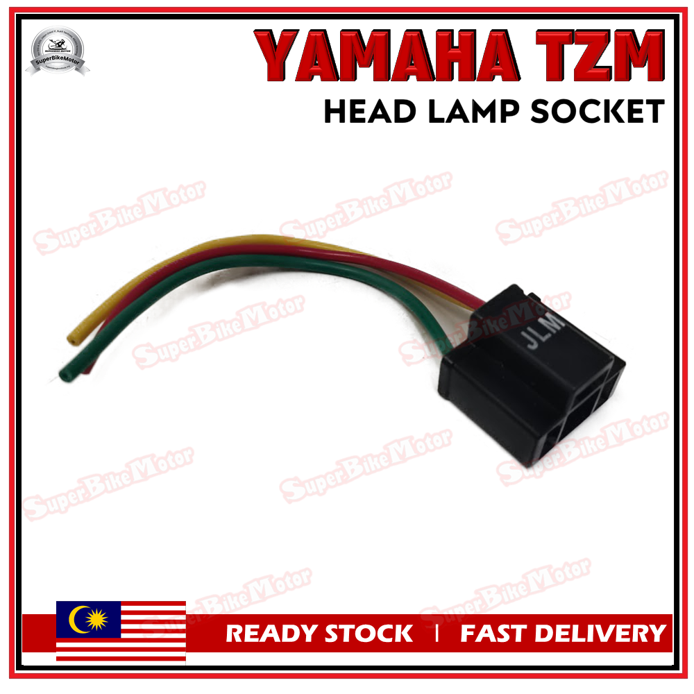 YAMAHA TZM 150 Head Lamp Socket Soket Lampu Depan Lazada