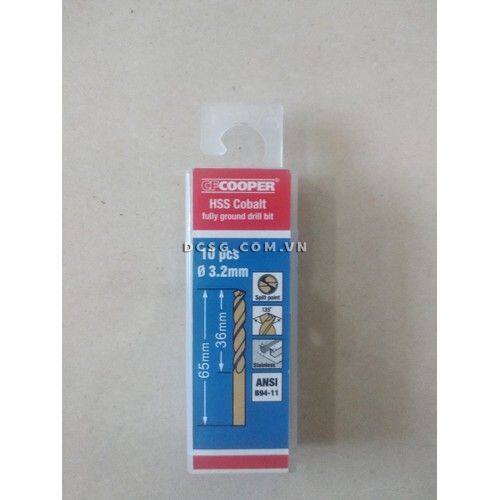 MŨI KHOAN THÉP INOX CFCOOPER HCM032