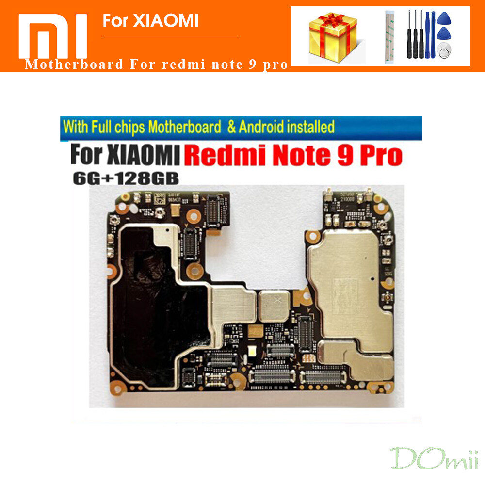 เมนบอรดปลดลอคของแท100 เมนบอรดสำหรบ Xiaomi Redmi Note 9 Pro Note9