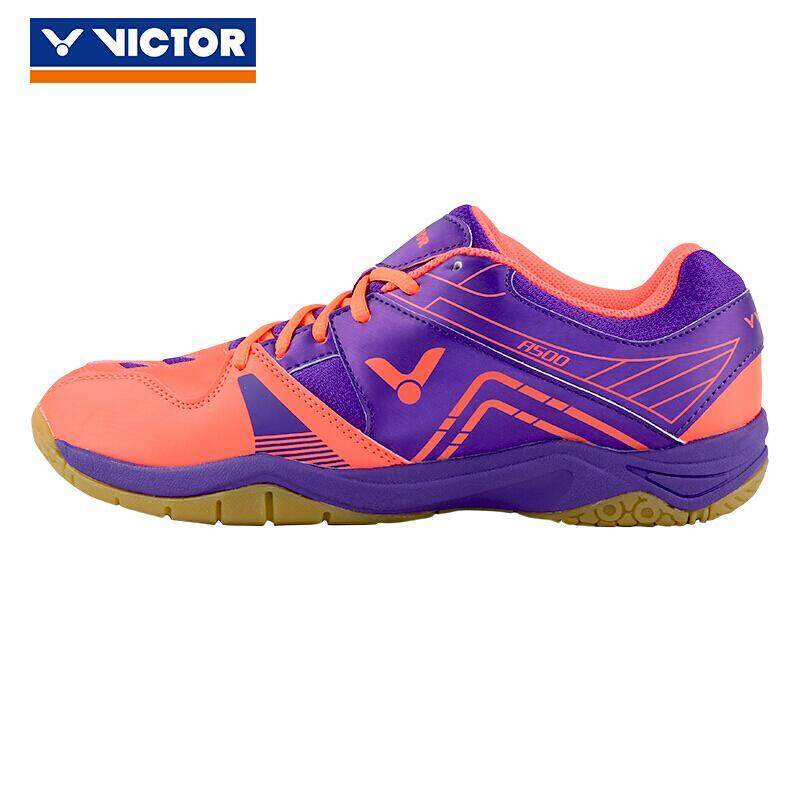 Victor Pria Wanita Portable Menolak Memakai Sepatu Bulu Tangkis Anti Licin Redaman Tali Tenis Luar Ruangan Olahraga Sneakers SH-A500IJ
