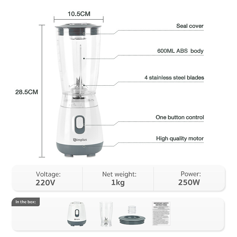 Simplus Ml Elektrik Pengisar Blender Multi Functional Meat Mincer