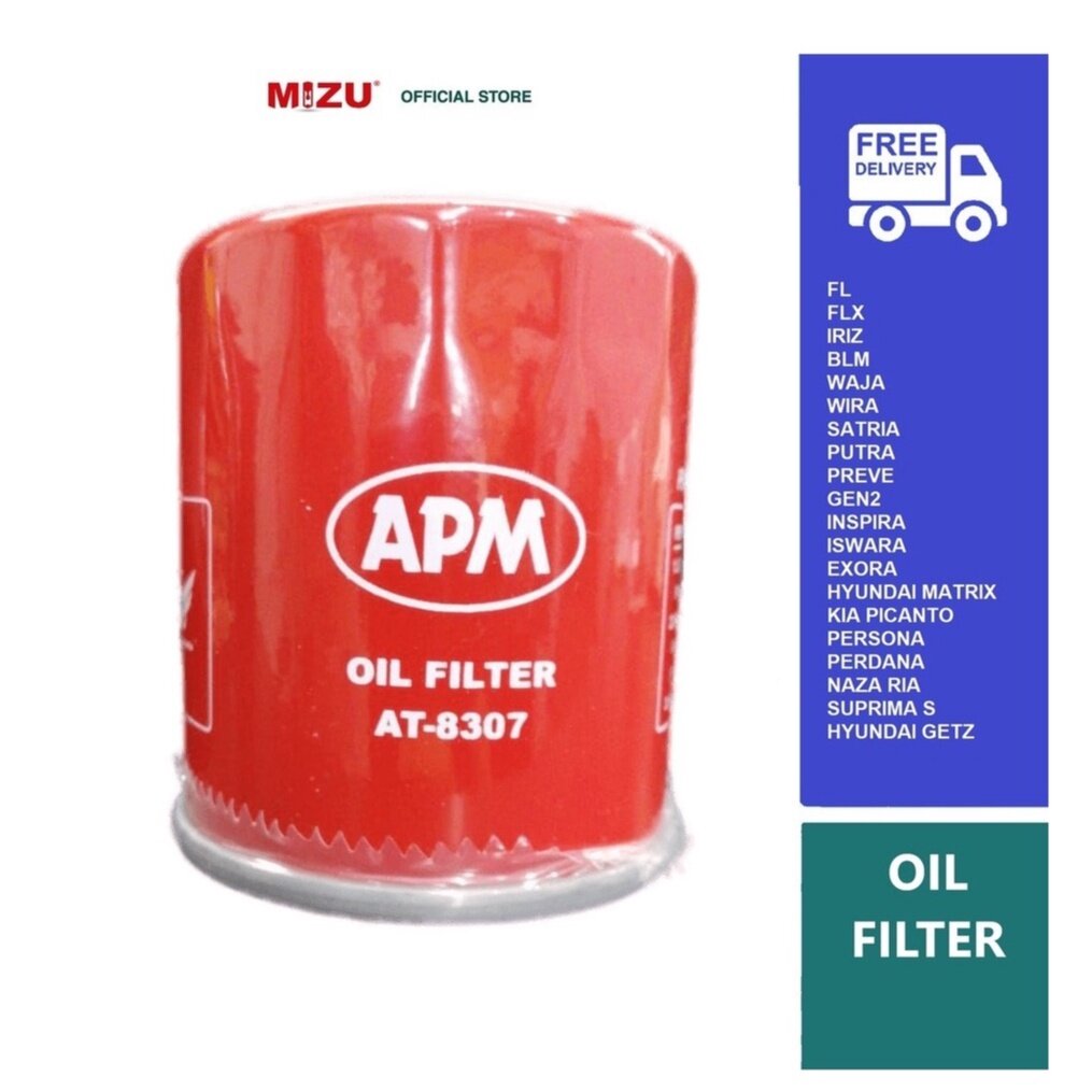 Mizu APM Proton Oil Filter WIRA WAJA GEN2 PERSONA ISWARA BLM FL FLX