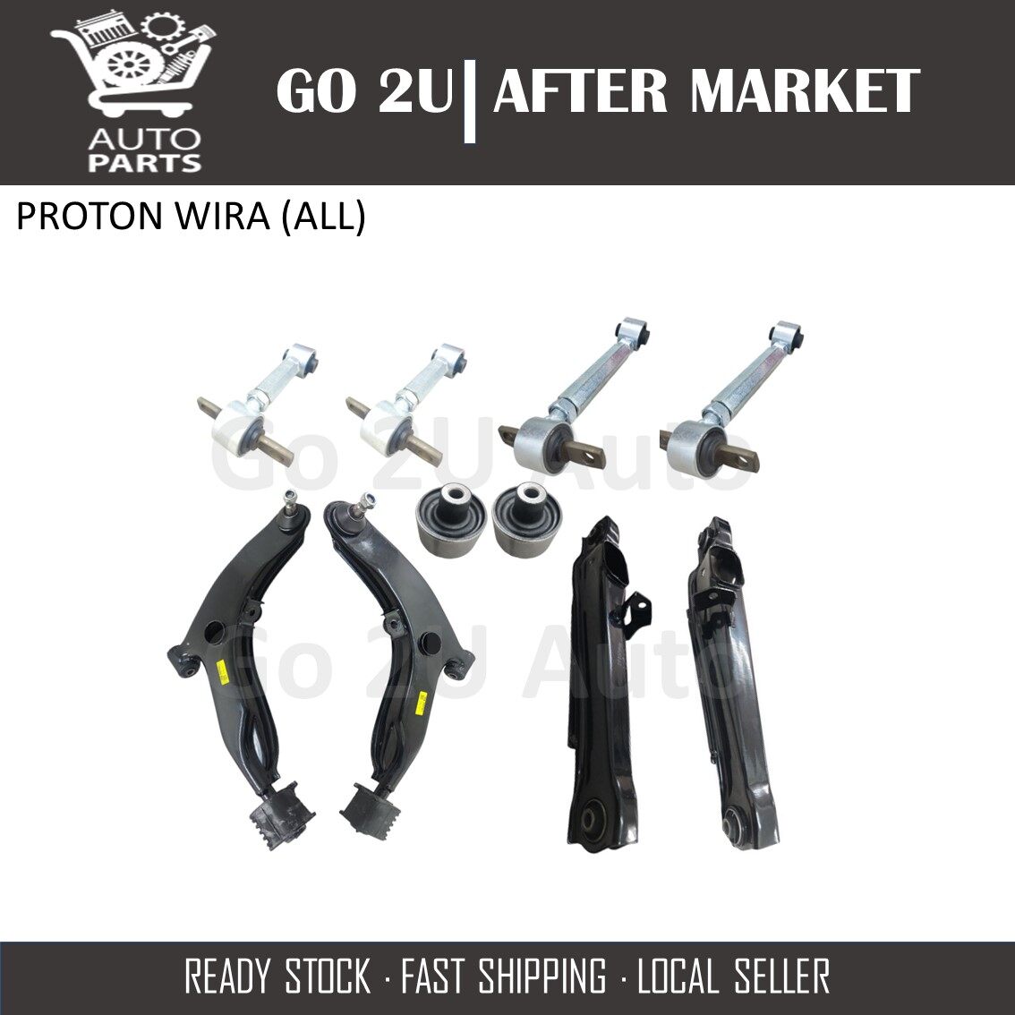 Wira In Combo Set Front Rear Full Set Arm Bush Adjustable