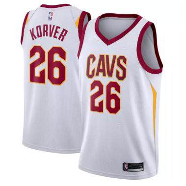 NBA Small Association Edition White For Man NO.26 Cleveland Cavaliers Swingman Jersey Basketball Clothes Kyle Korver Official Soft