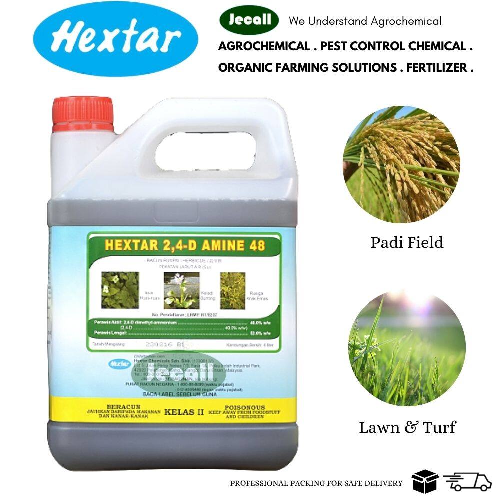 Hextar 2 4 D Amine 48 4Liter 2 4 D Dimethyl Ammonium 48 Selective