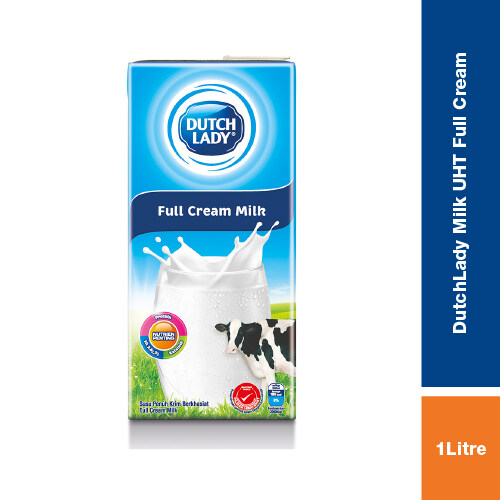 Dutch Lady Milk UHT Full Cream 1L Susu Penuh Krim Lazada