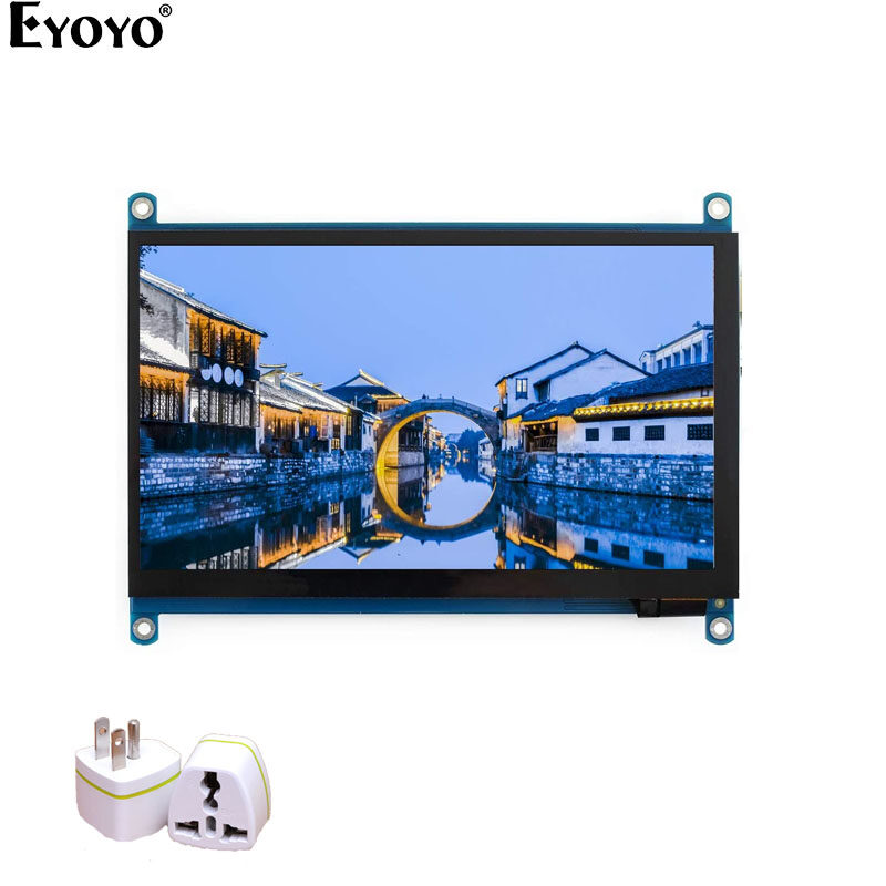 Eyoyo 7 Inch LCD HDMI Display Screen 1024x600 Ultra HD Display Screen