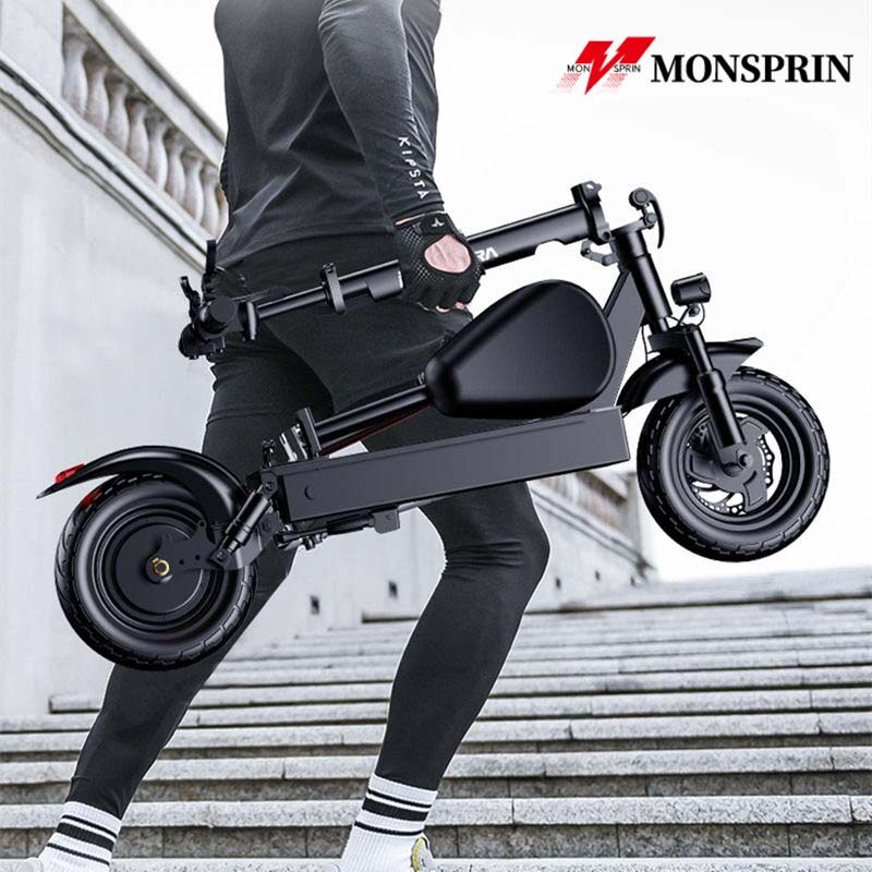 MONSPRIN Electric Scooter 12 Inch Off Road Shock Absorbing Small