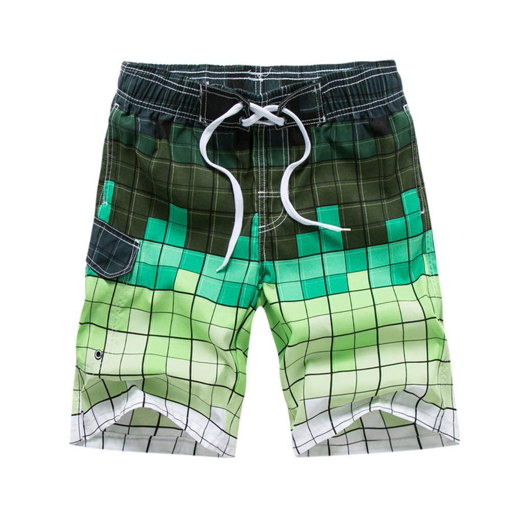 Cocoboy แฟชั่นของผู้ชายลำลอง Patchwork Beach การเล่นเซิร์ฟการว่ายน้ำกางเกงขาสั้นหลวม Cocoboy แฟชั่นของผู้ชายลำลอง Patchwork Beach การเล่นเซิร์ฟการว่ายน้ำกางเกงขาสั้นหลวม