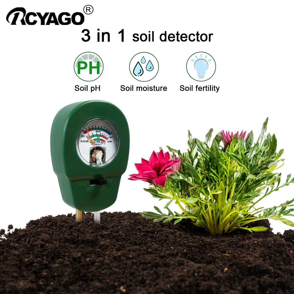 Rcyago In Soil Fertilizer Meter Soil Ph Meter Moiture Soil Tester