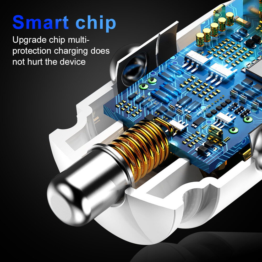 Kebidumei ทชารจแบตในรถยนต30W Type C ทชารจแบบ USB ชารจเรว4 0