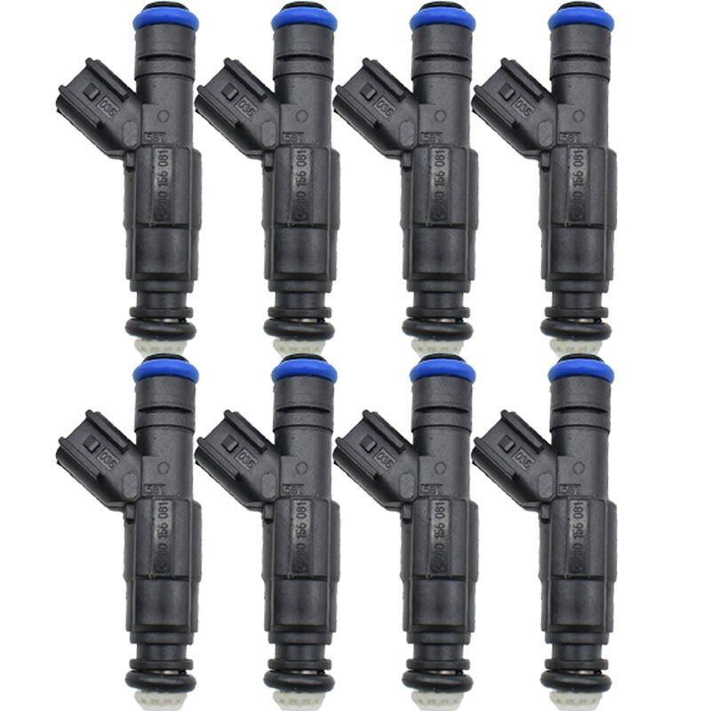 8Pcs Fuel Injectors 0280156081 885176 12567905 For Marine Mercruiser V8