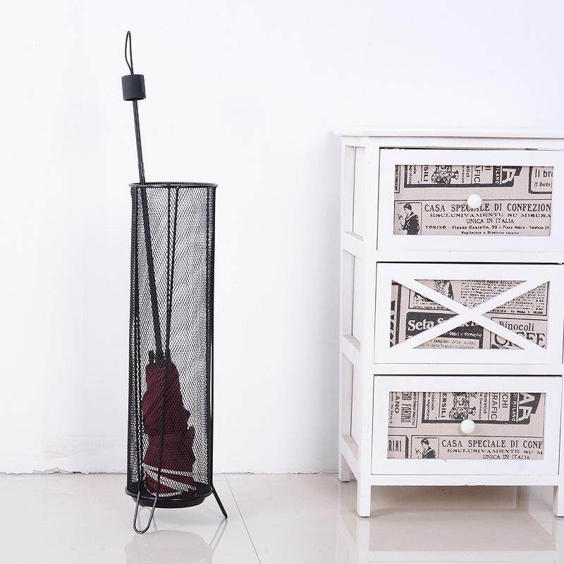 Barbed Wire Umbrella Barrels European Wrought Iron Household Creative Umbrella Barrels Foyer Storage Rack Length Handle Fang San Tong