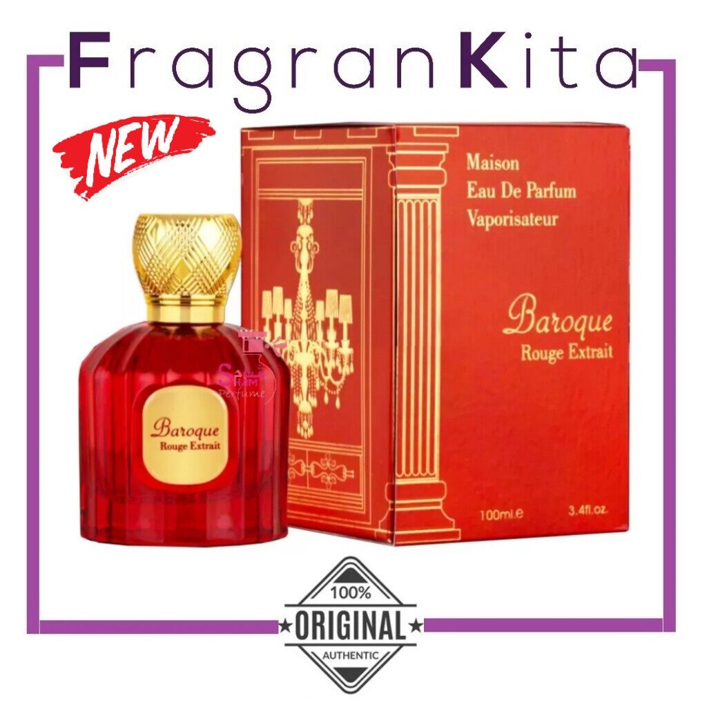 Maison Alhambra Baroque Rouge Extrait 100 Ml EDP Lazada