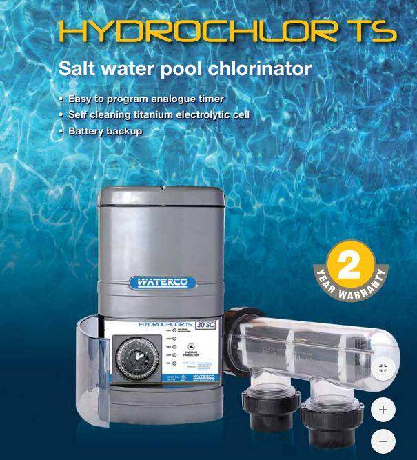 Waterco Hydrochlor Ts Salt Water Pool Chlorinator Hydrochlor Ts Sc