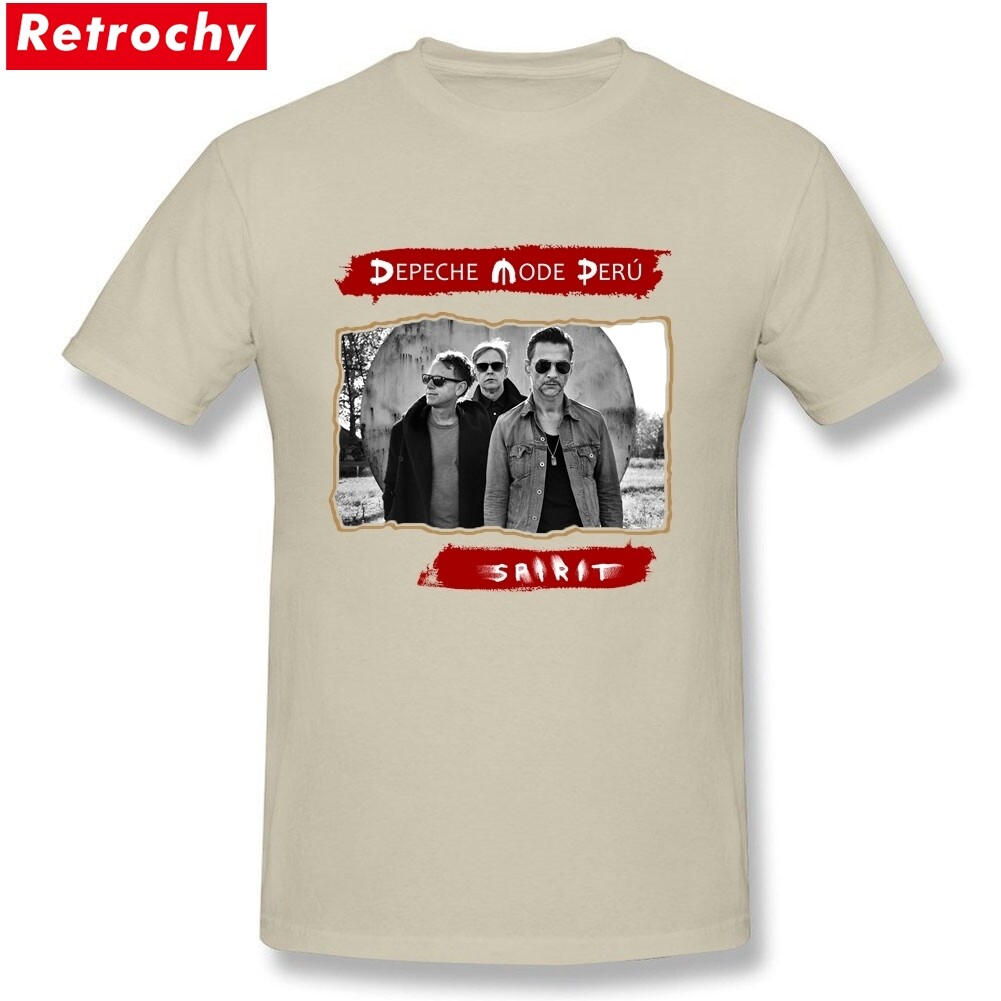 2017 Men's Popular Depeche Mode T Shirt Men UK Violator Merchandise Shirts Tour Tee Short Sleeve Cotton Guys T-shirts Big Size - intl