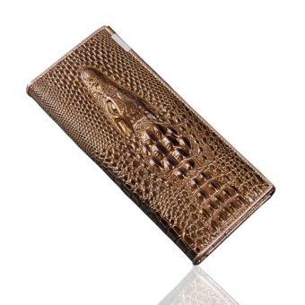 3 Pcs * Baru Bestebay Cepat Jual Sumber Dompet Kulit Asli, Buaya Garis, Wanita Panjang Merawat Dompet merawat Dompet Merek Walletgolden-Internasional