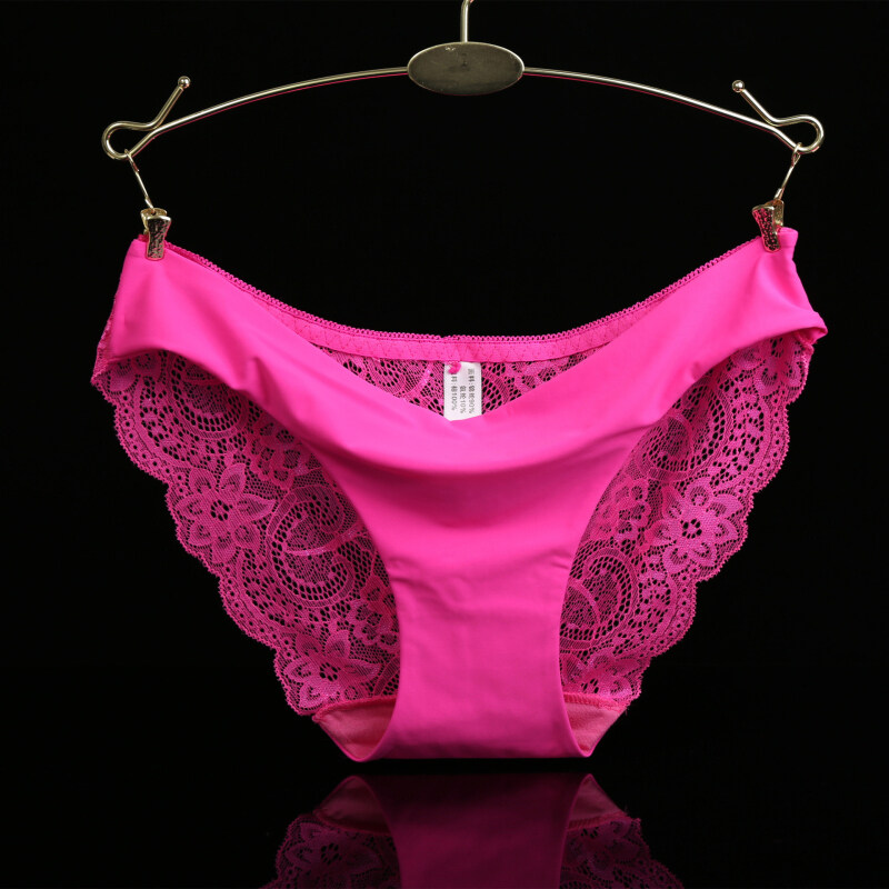 5 Pcs/lot S-XXL 5 Ukuran Wanita Seksi Pakaian Dalam Berongga Transparan Wanita Renda Panties Seamless Panty Brief Intimates-Internasional