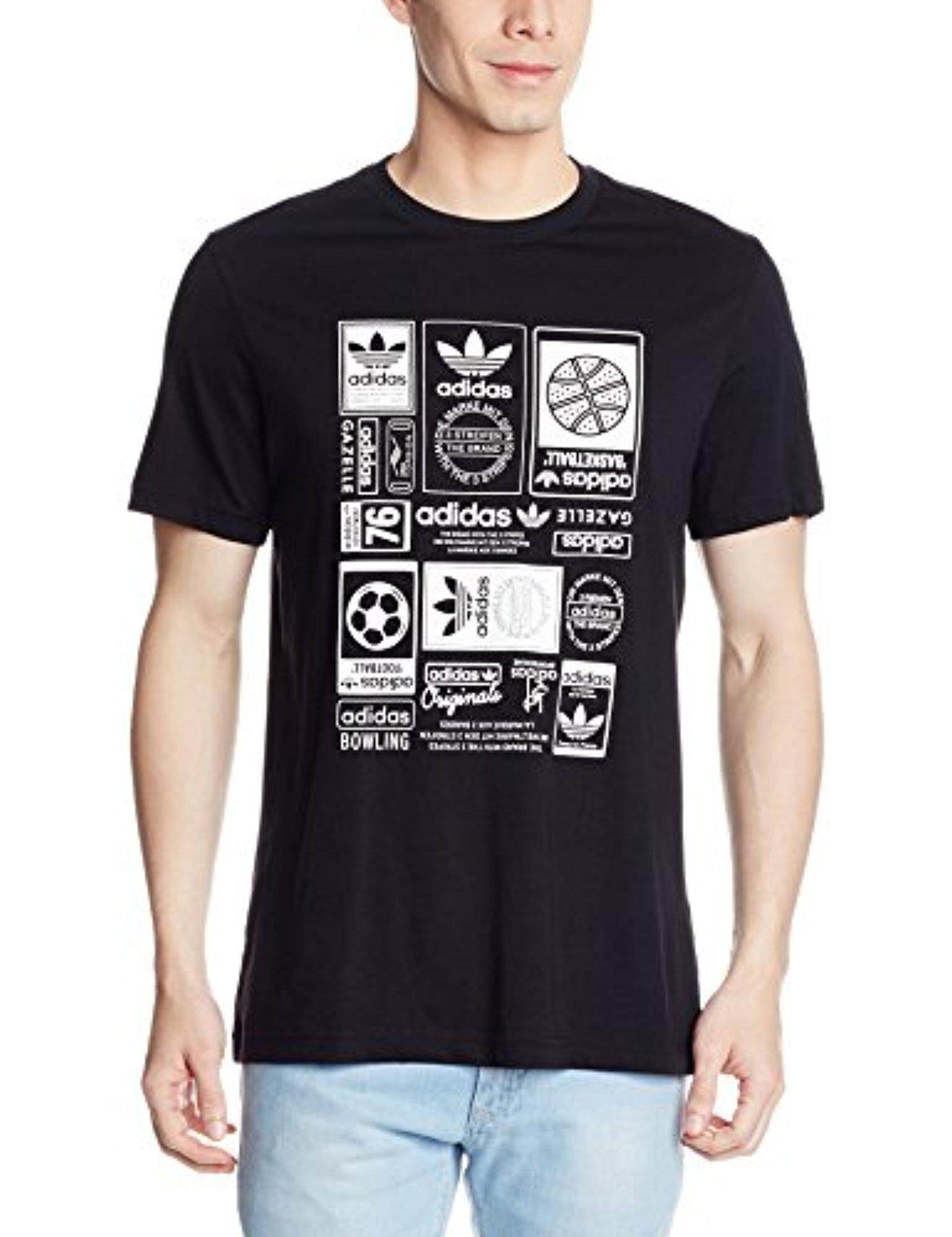 Jual Atasan Kasual Pria Adidas Terbaru Adidas Pria Sepanjang Leher Kaus AZ1039 XL Black Internasional