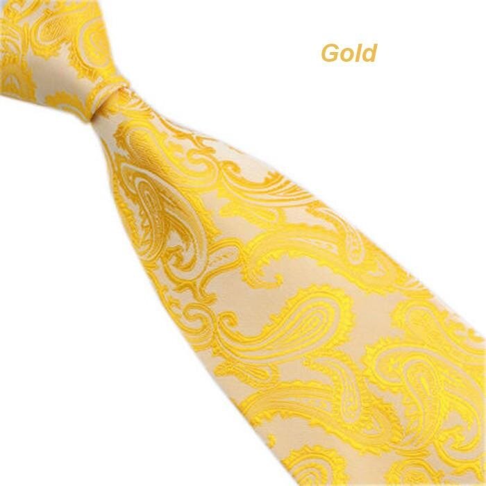 คลาสสิกลายผสมสี JACQUARD ผ้าไหมทอผู้ชายผูกเนคไททอง-นานาชาติ คลาสสิกลายผสมสี JACQUARD ผ้าไหมทอผู้ชายผูกเนคไททอง-นานาชาติ