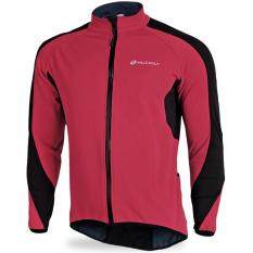 Qimiao Bersepeda Bulu Domba Termal Tahan Angin Jaket Outdoors Sport Kasual Naik Lengan Panjang Jersey Warna: Merah Ukuran: L