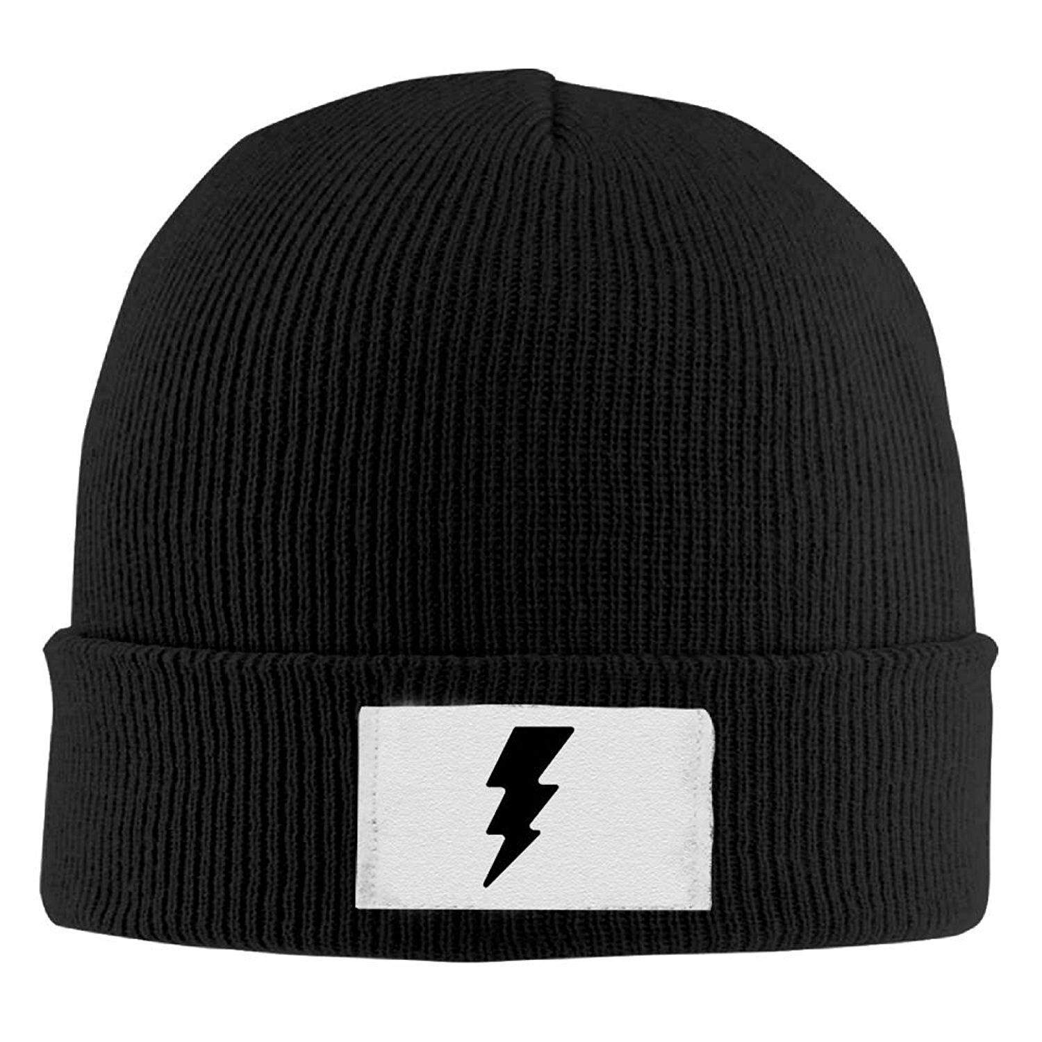 Lightning.png Musim Dingin Hangat Merajut Topi Wol Tutup Tengkorak Longgar-Internasional