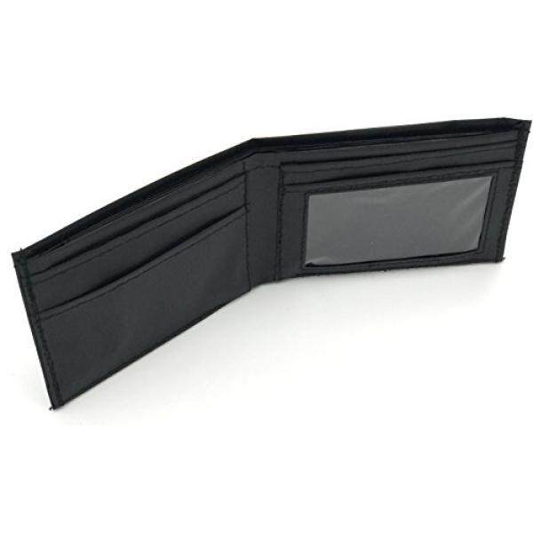 Pria Bifold Amplop Sistem Dompet untuk Penganggaran Kas dan Kupon (Hitam)-Internasional