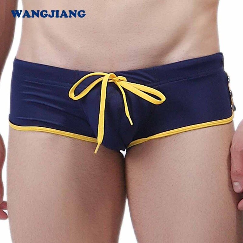 Nơi bán Quần Lót nam Sexy Rời Góc Nhỏ Smiw Thân Phù Hợp Với Suối Nước Nóng Đồ Bơi (Xanh Đậm)-quốc tế