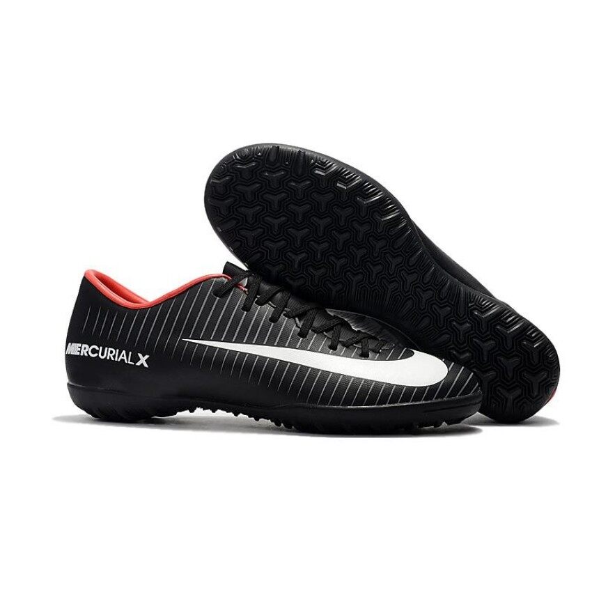 Baru Arrival Sepatu Sepak Bola Pria Superfly Sepak Bola Sepatu Bola NIKE MERCURIAL VICTORY VI TF Berlian Asli Children luar Ruangan Latihan-Internasional