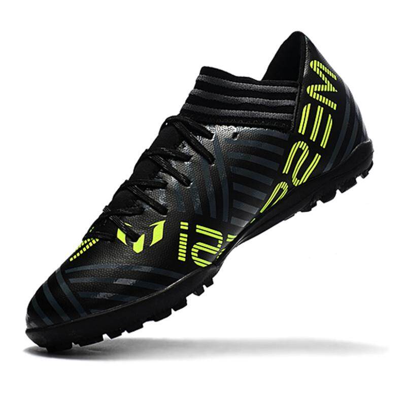 Baru Sepatu Sepak Bola Indoor TF Grass Nail Pria Nemeziz Tango 17.3 Football Sepatu Klasik Fashion Soccer Cleat Sepatu Training Olahraga Sneakers Hitam-Intl
