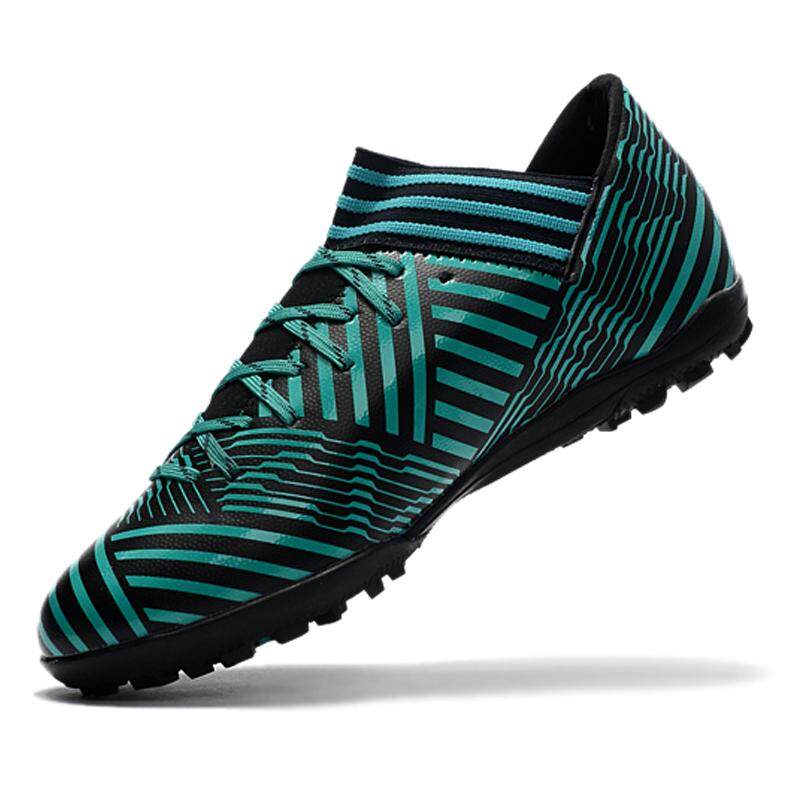 Baru Sepatu Sepak Bola Indoor TF Grass Nail Pria Nemeziz Tango 17.3 Football Sepatu Klasik Fashion Soccer Cleat Sepatu Training Olahraga Sepatu Sneakers Hijau-Internasional