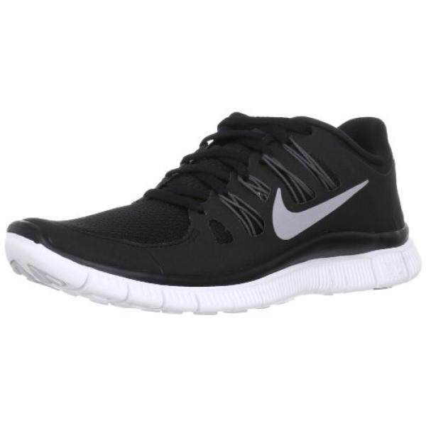 Nike GRATIS 5.0 + SZ 11 Wanita Lari Sepatu Hitam Baru Di Kotak-Internasional