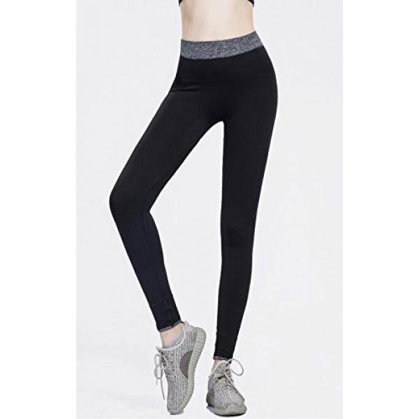 Olacia Wanita Poliester Legging Keringat Celana Yoga untuk Wanita Tinggi Pinggang Hitam Capri Legging Spandeks Kerja Plus Ukuran Latihan Pakaian celana Wanita Bernapas Gimnasium Atletik Olahraga Menjalankan Pants-DJ004A-Internasional