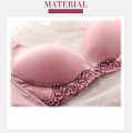 Wanita Hamil Menyusui Bernapas Nyaman Renda Sisi Wanita Hamil Breast Beha Pakaian Dalam Beha Krem-Internasional 2
