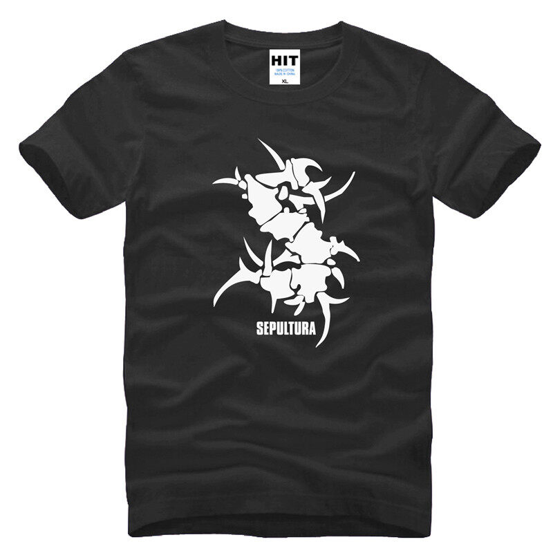 SEPULTURA Tribal Logo Metal Punk rock T-Shirt T Shirt For Men 2016 Men's Short Sleeve Cotton Casual Top Tee Camisetas Masculina - intl