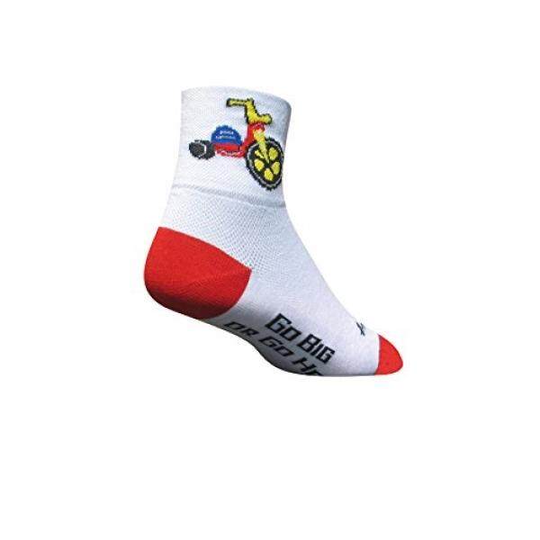 Sockguy Klasik 3 Kaus Kaki, 1/4 Kru, Roda Besar, s/M Hadir dengan Cincin Kaus Kaki-Internasional