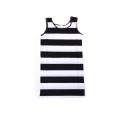 Summer Girls' Clothing Black And White Stripes Girl Dress Vest Dresses 140cm - intl 4