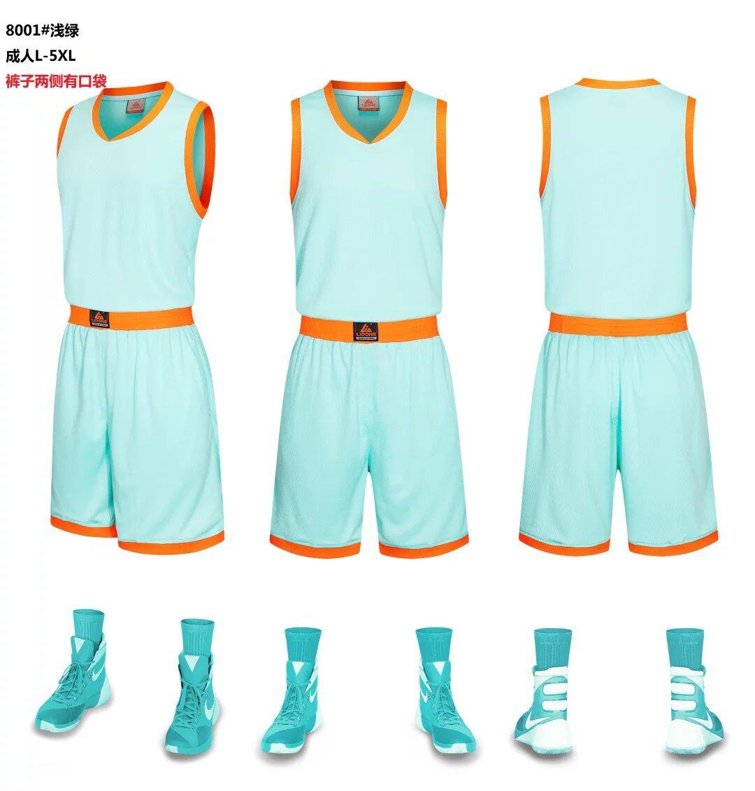 2018 Ledakan Blank Piring Keranjang Pakaian Keringat Bernapas Sportswear Pakaian Clothing Logo Keranjang Sekolah League-Internasional
