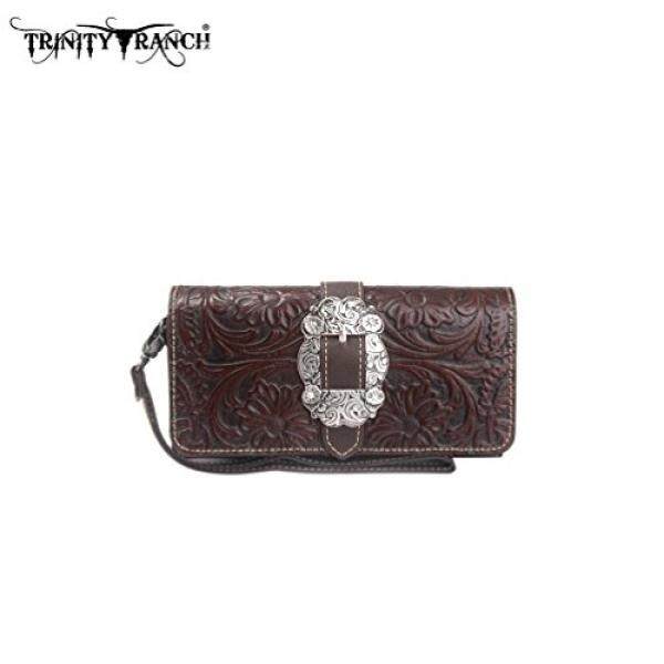 TR11-W002 Trinity Ranch Tooled Collection Wallet - intl